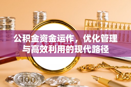 苏尼特左旗公积金资金运作，优化管理与高效利用的现代路径